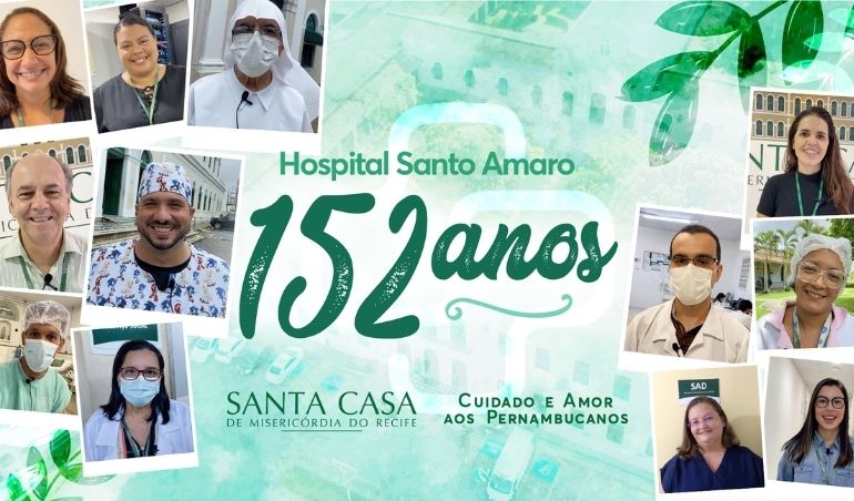 Hospital Santo Amaro completa 152 anos de história; assista ao vídeo comemorativo