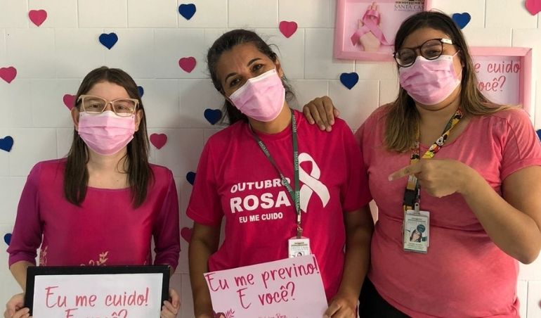 Outubro Rosa e Novembro Azul: a luta contra o câncer é de todos nós. Cuide-se!