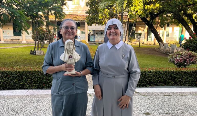 Relíquia da Beata Madre Ana Rosa visita Hospital Santo Amaro