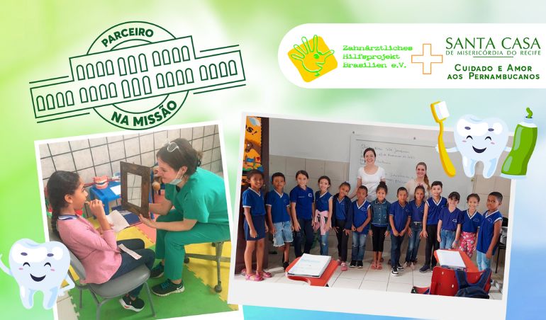 Parceiros na missão: Unidades da Santa Casa Recife recebem dentistas alemãs da ONG ZHB