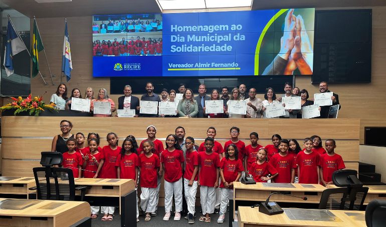 SCM recebe homenagem na Câmara Municipal do Recife