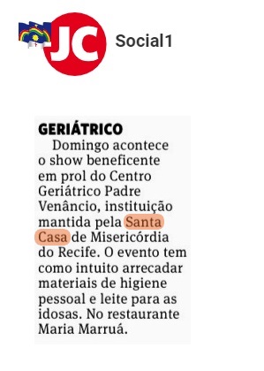 Show beneficente do CGPV acontece dia 20 de Agosto